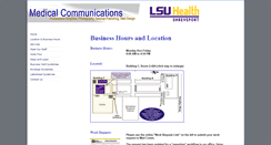 Desktop Screenshot of medcom.lsuhscshreveport.edu